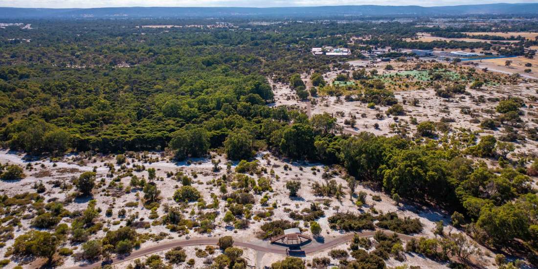 Whiteman Park aerial looking south west over Bennett Brook WEB