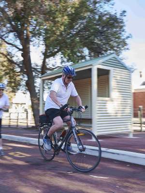 Whiteman Park shared use paths riding outside Revolutions